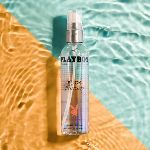 Playboy Pleasure SLICK PROSECCO Flavoured Adult Lubricant - Water Based Lubes