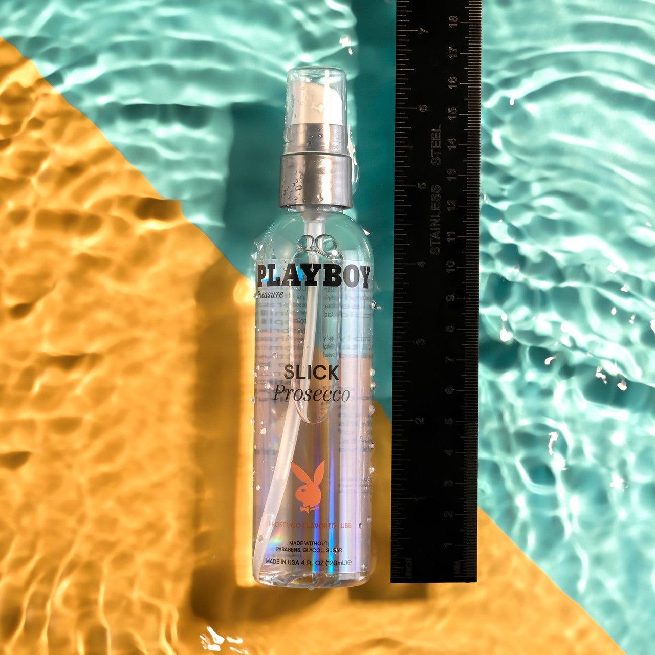 Playboy Pleasure SLICK PROSECCO Flavoured Adult Lubricant Water Based Lubes