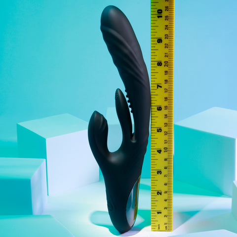 Playboy Pleasure Rapid Rabbit Silicone Vibrator - Rabbit Vibrators