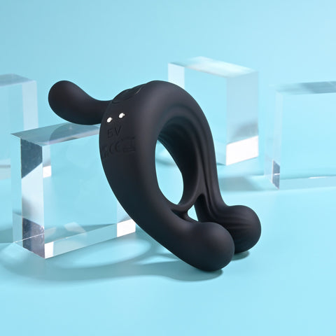 Playboy Pleasure Triple Play Remote Control Cock Ring - Vibrating Cock Rings