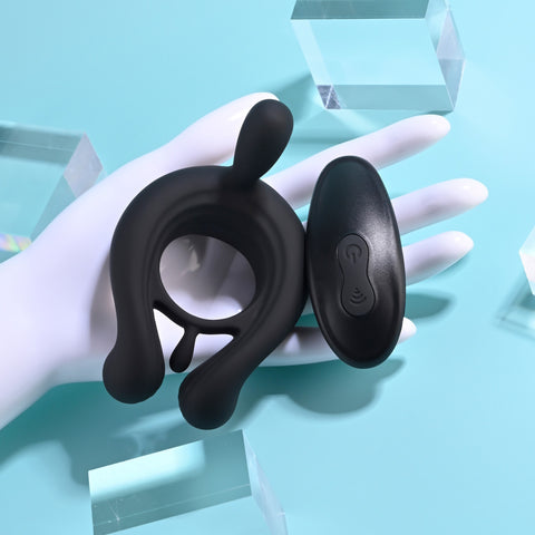 Playboy Pleasure Triple Play Remote Control Cock Ring - Vibrating Cock Rings