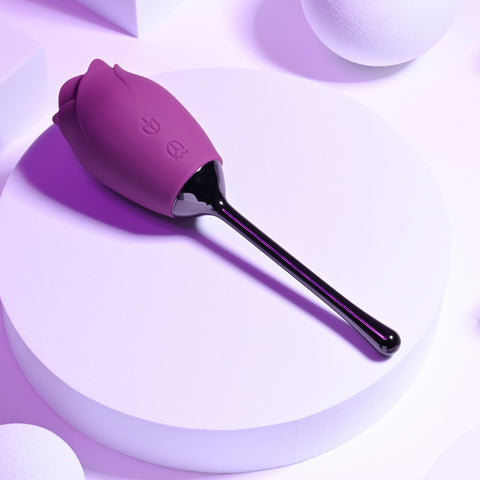 Playboy Pleasure Petal Silicone Clitoral Massager - Clit Ticklers and Pulsators