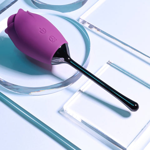 Playboy Pleasure Petal Silicone Clitoral Massager - Clit Ticklers and Pulsators
