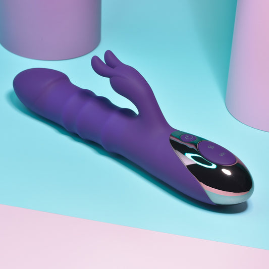 Playboy Pleasure Hop To It 10 Functions Rabbit Vibrator {% if variant != 'Default Title' and variant != blank %} {% endif %} Rabbit Vibrators