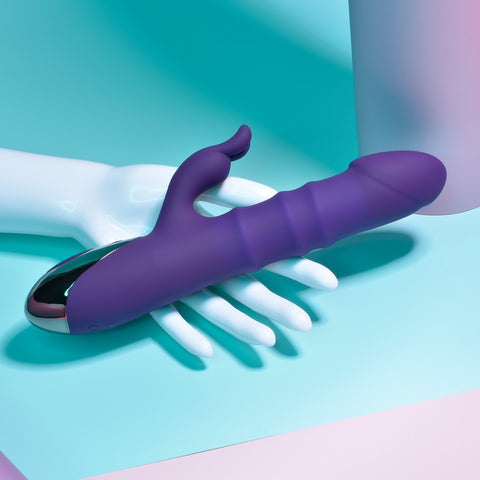 Playboy Pleasure Hop To It 10 Functions Rabbit Vibrator - Rabbit Vibrators