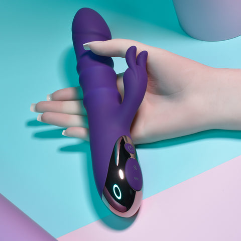 Playboy Pleasure Hop To It 10 Functions Rabbit Vibrator - Rabbit Vibrators