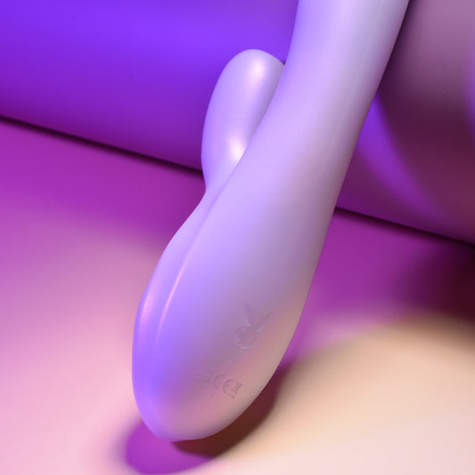 Playboy Pleasure Bumping Bunny Thrusting Rabbit Vibrator {% if variant != 'Default Title' and variant != blank %} {% endif %} Rabbit Vibrators