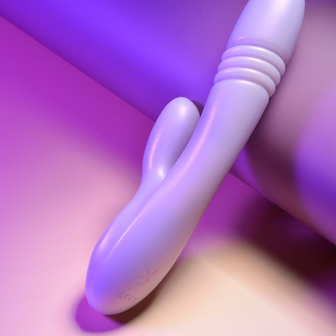 Playboy Pleasure Bumping Bunny Thrusting Rabbit Vibrator - Rabbit Vibrators