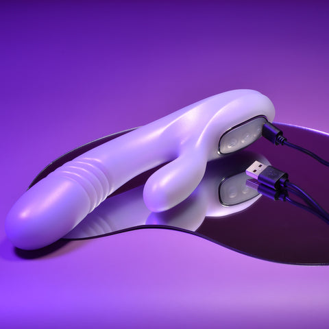 Playboy Pleasure Bumping Bunny Thrusting Rabbit Vibrator - Rabbit Vibrators
