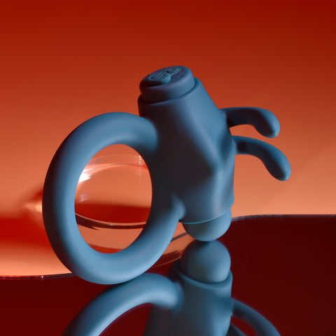 Playboy Pleasure Bunny Buzzer Vibrating Cock Ring - Vibrating Cock Rings