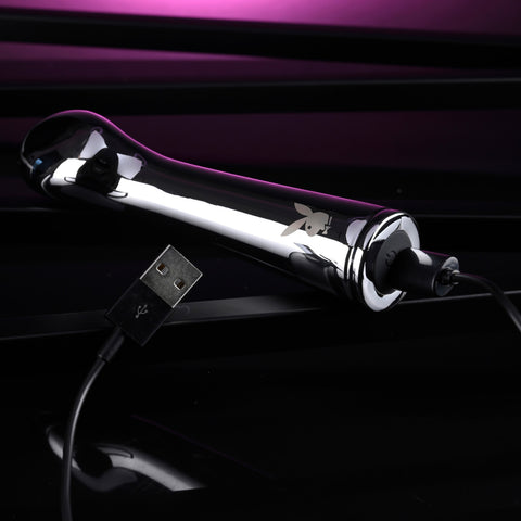 Playboy Pleasure SWOON 9 Functions Metal Vibrator - Metal Vibrators