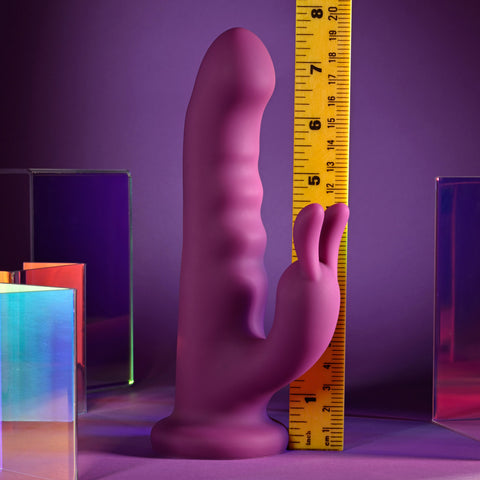 Playboy Pleasure FLUFFLE G-Spot Rabbit Vibrator - Rabbit Vibrators