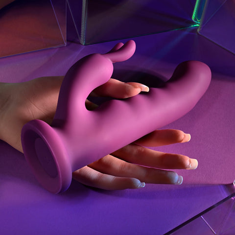 Playboy Pleasure FLUFFLE G-Spot Rabbit Vibrator - Rabbit Vibrators
