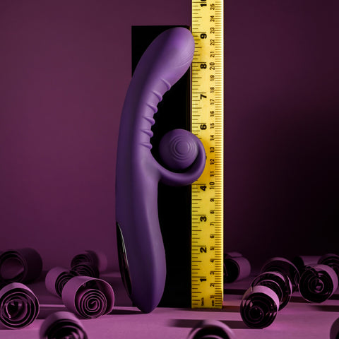 Playboy Pleasure CURLICUE 10 Functions Rabbit Vibrator - Rabbit Vibrators