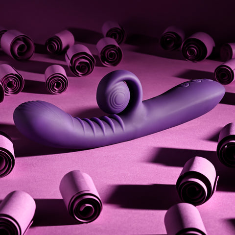 Playboy Pleasure CURLICUE 10 Functions Rabbit Vibrator - Rabbit Vibrators