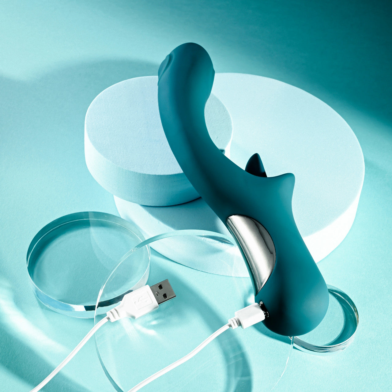 Playboy Pleasure Harmony Multi Functions Rabbit Vibrator Clit Ticklers and Pulsators