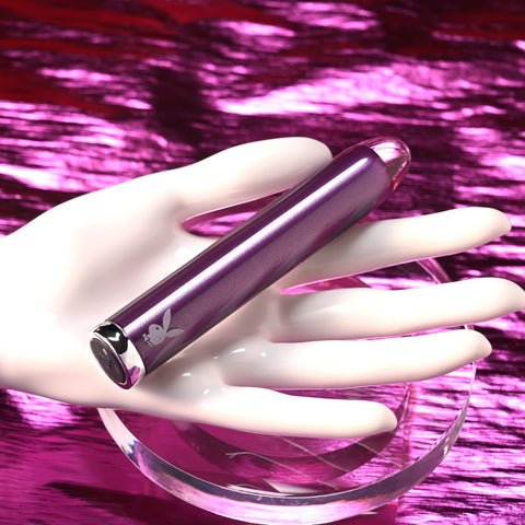 Playboy Pleasure Amethyst Waterproof Mini Vibrator - Waterproof Vibrators