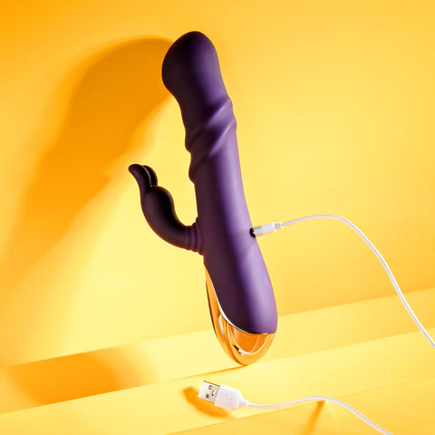 Playboy Pleasure BUNNY PUNCH Twirling Rabbit Vibrator - Rabbit Vibrators