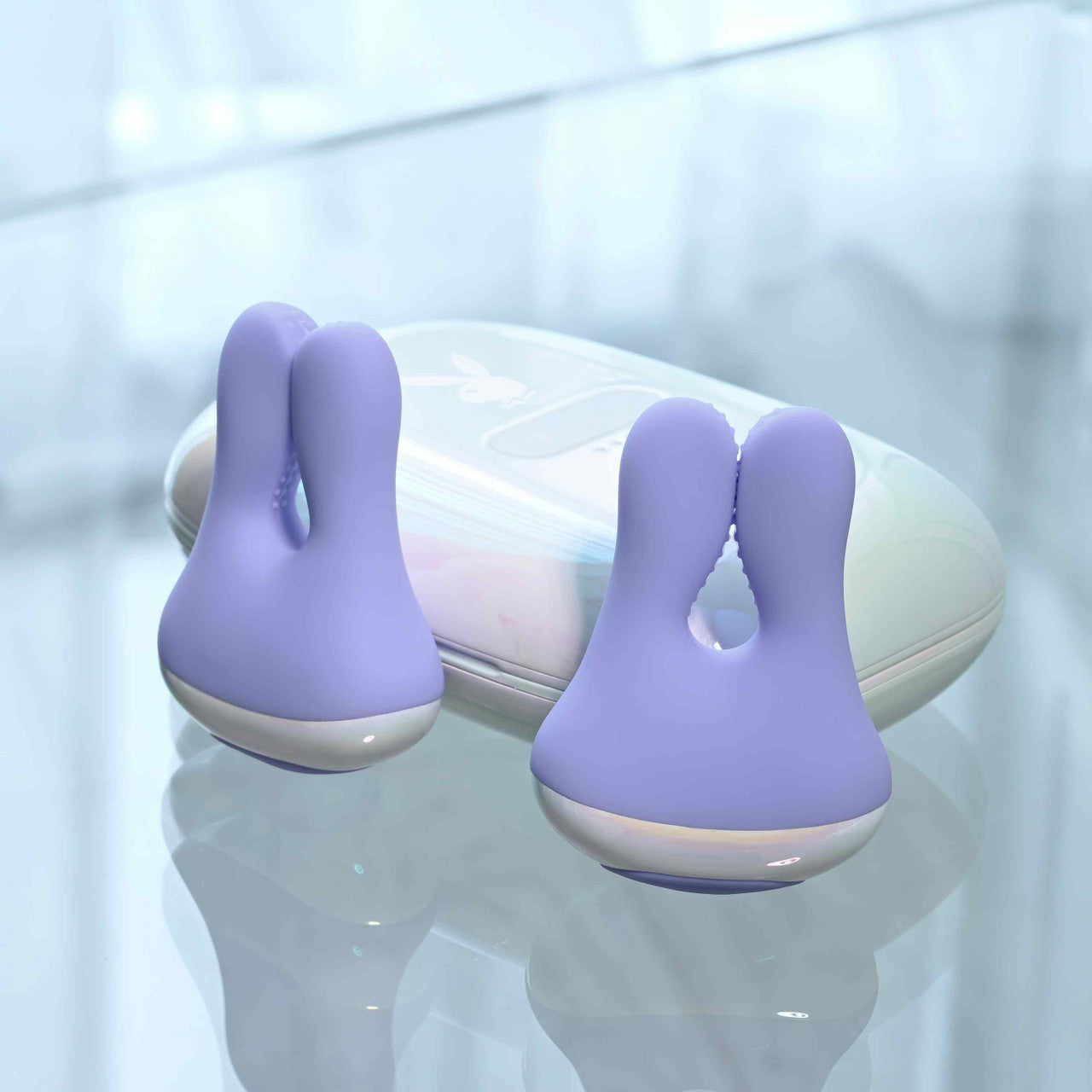 Playboy Pleasure IN A PINCH Vibrating Nipple Clamps Nipple and Clit Clamps