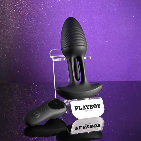Playboy Pleasure RIM SHOT Rechargeable Vibrating Butt Plug - Butt Plugs