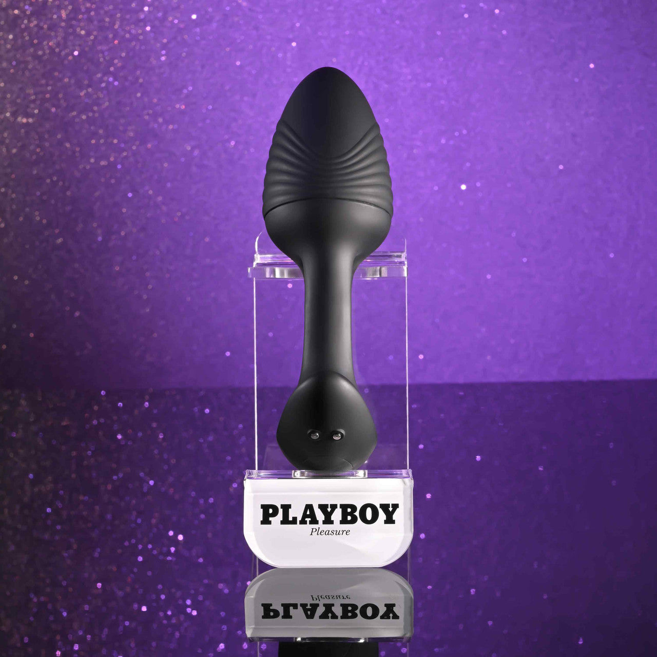 Playboy Pleasure RIM SHOT Rechargeable Vibrating Butt Plug Black Butt Plugs