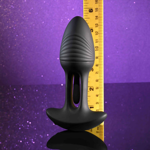 Playboy Pleasure RIM SHOT Rechargeable Vibrating Butt Plug - Butt Plugs