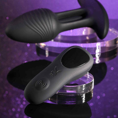 Playboy Pleasure RIM SHOT Rechargeable Vibrating Butt Plug - Butt Plugs