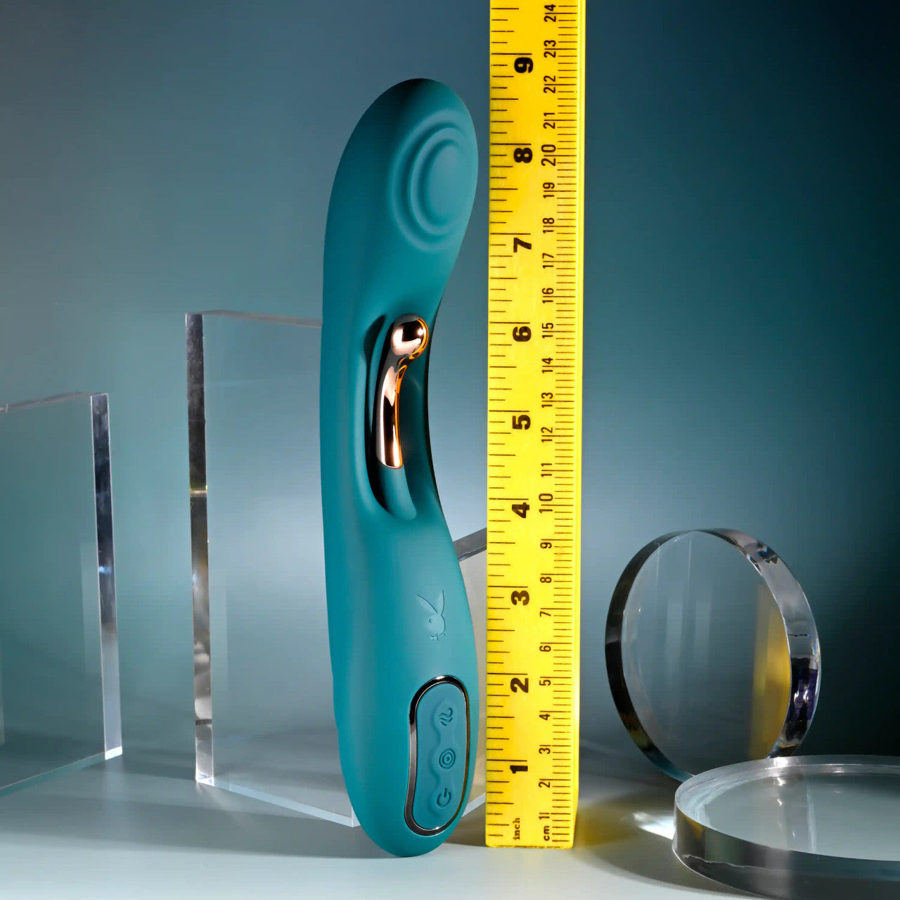 Playboy Pleasure AURELIE Rechargeable G Spot Vibrator Green G-Spot Vibrators