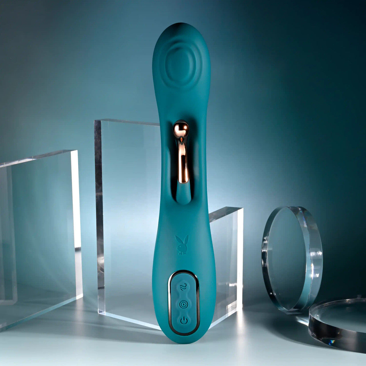 Playboy Pleasure AURELIE Rechargeable G Spot Vibrator Green G-Spot Vibrators