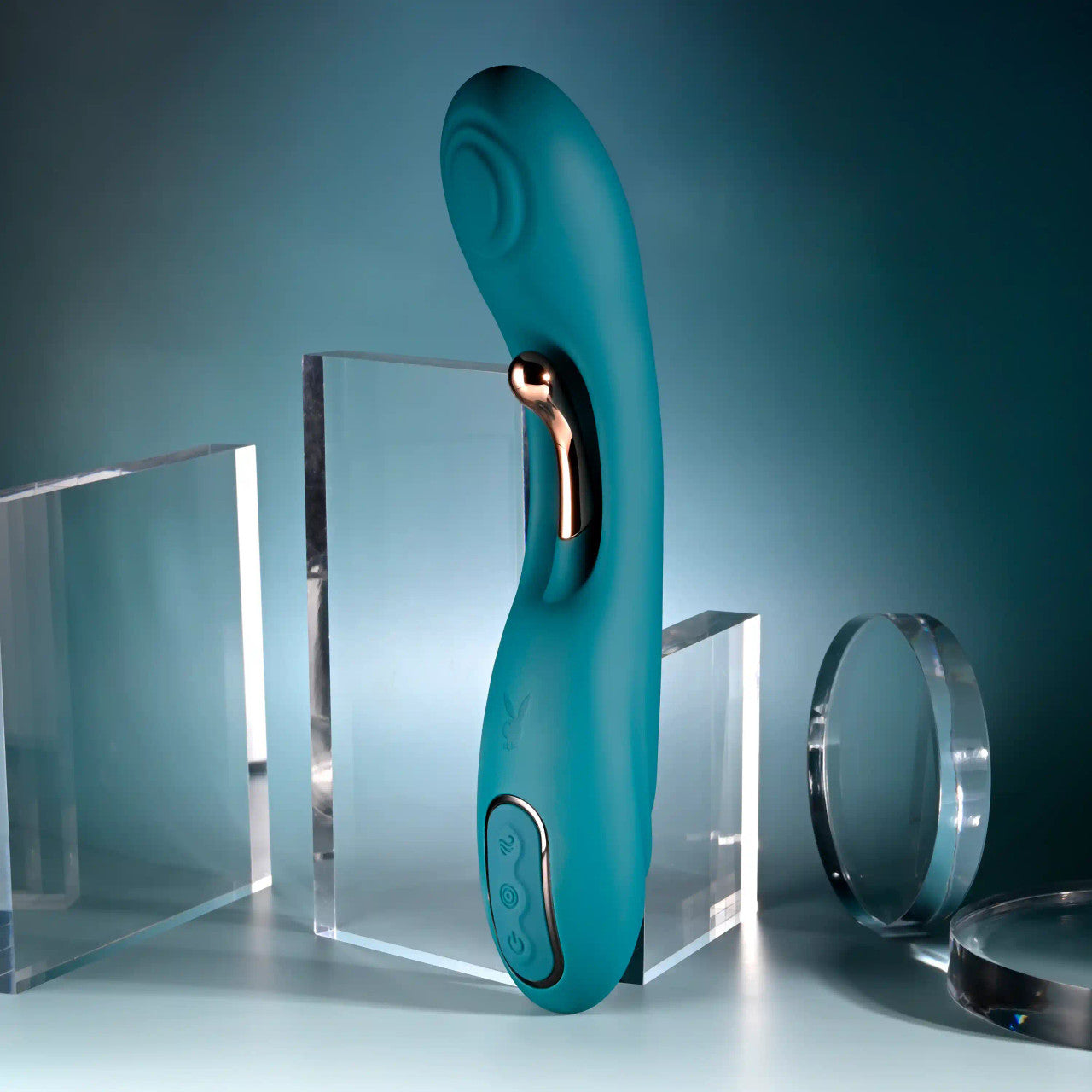 Playboy Pleasure AURELIE Rechargeable G Spot Vibrator Green G-Spot Vibrators