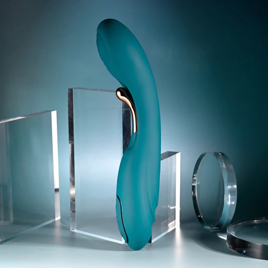 Playboy Pleasure AURELIE Rechargeable G Spot Vibrator Green - G-Spot Vibrators