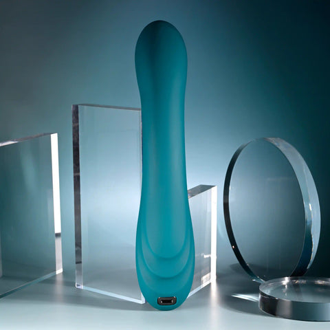 Playboy Pleasure AURELIE Rechargeable G Spot Vibrator Green - G-Spot Vibrators