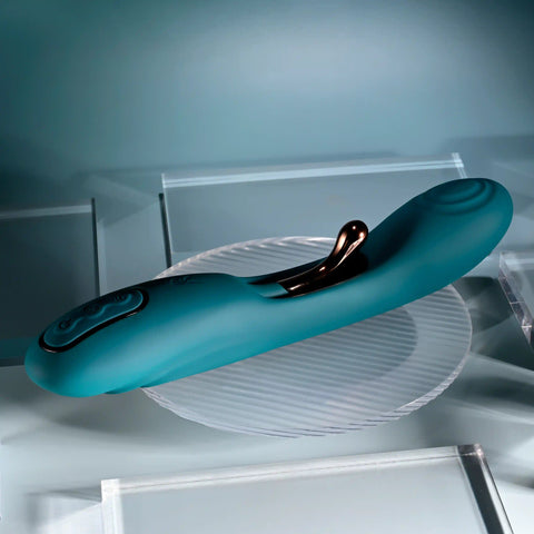 Playboy Pleasure AURELIE Rechargeable G Spot Vibrator Green - G-Spot Vibrators