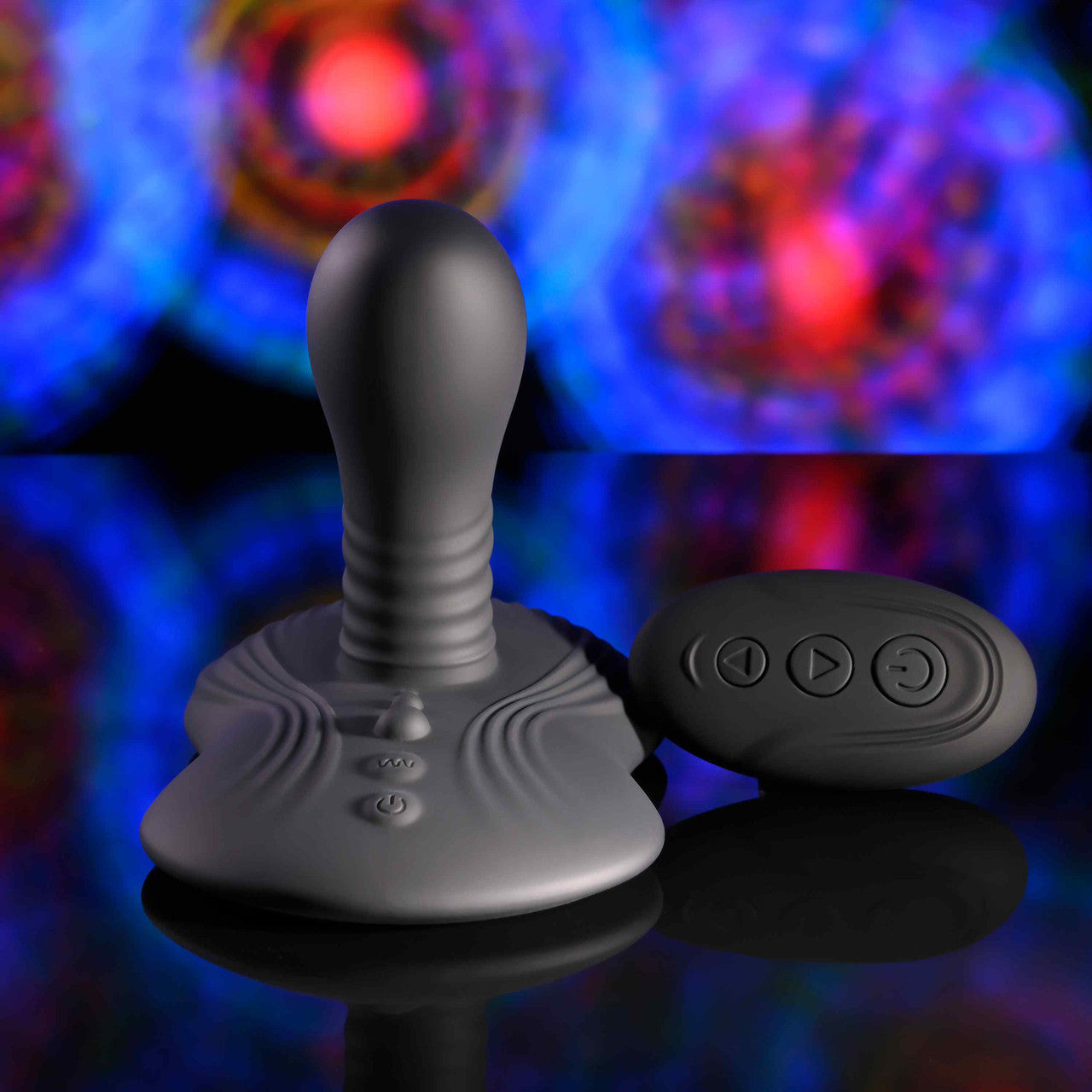 Playboy Pleasure SITTIN & SPINNIN Vibrator & Grinder Pad Black Remote Control Vibrators