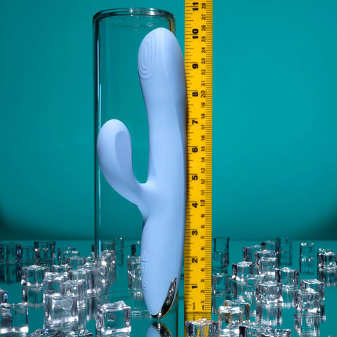 Playboy Pleasure UP AND AWAY Rabbit Vibrator Blue - Rabbit Vibrators