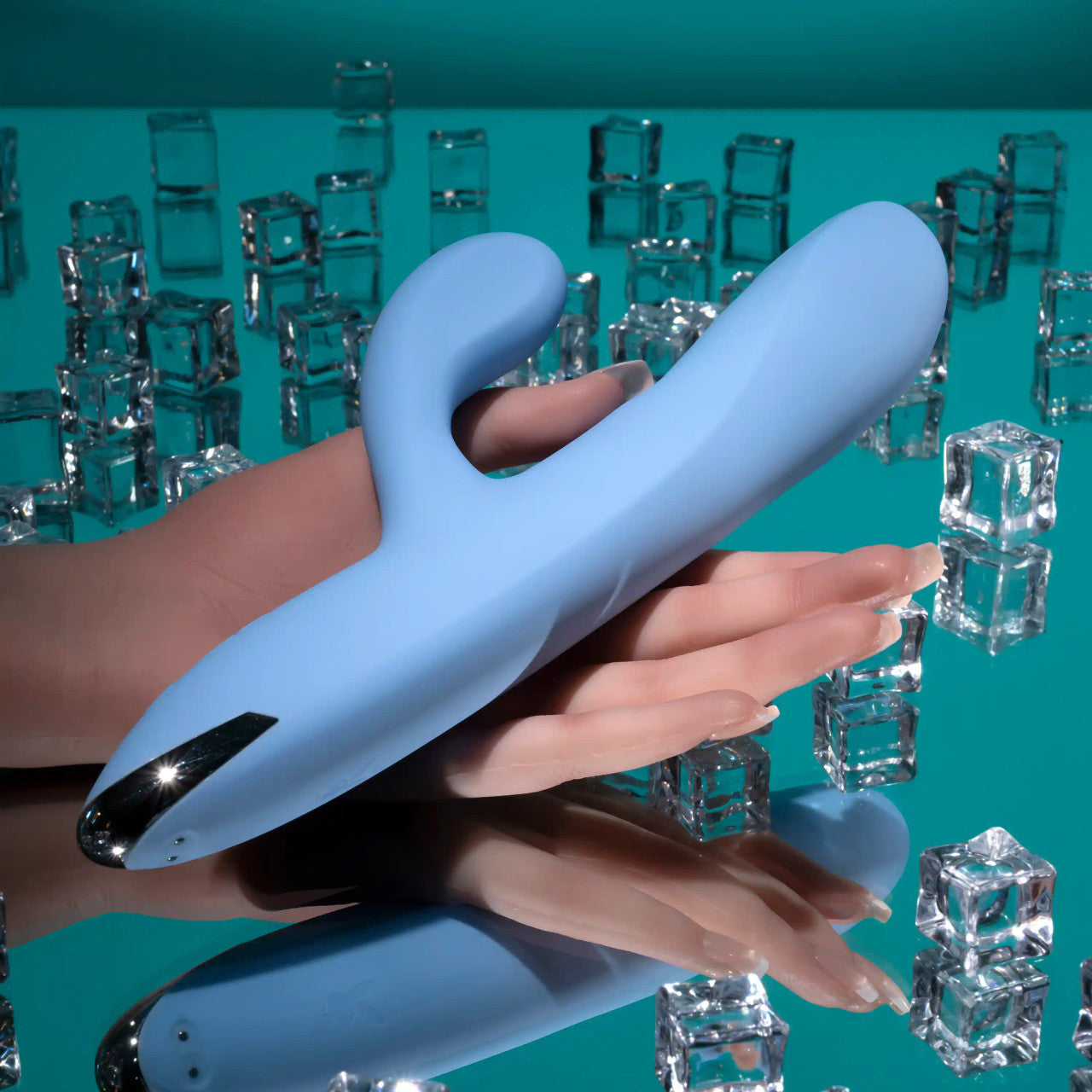 Playboy Pleasure UP AND AWAY Rabbit Vibrator Blue Rabbit Vibrators