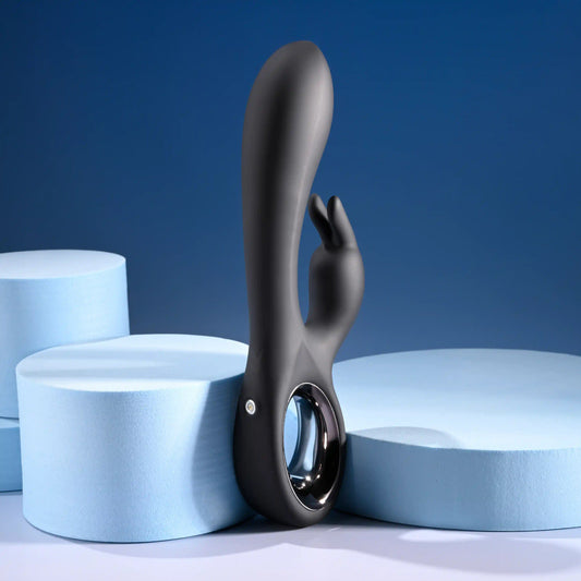 Playboy Pleasure LATE NIGHT BUNNY Rabbit Massager Black - Rabbit Vibrators