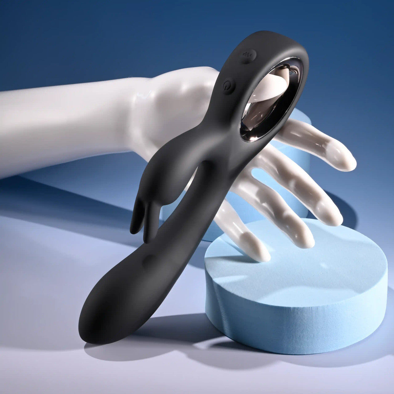 Playboy Pleasure LATE NIGHT BUNNY Rabbit Massager Black Rabbit Vibrators