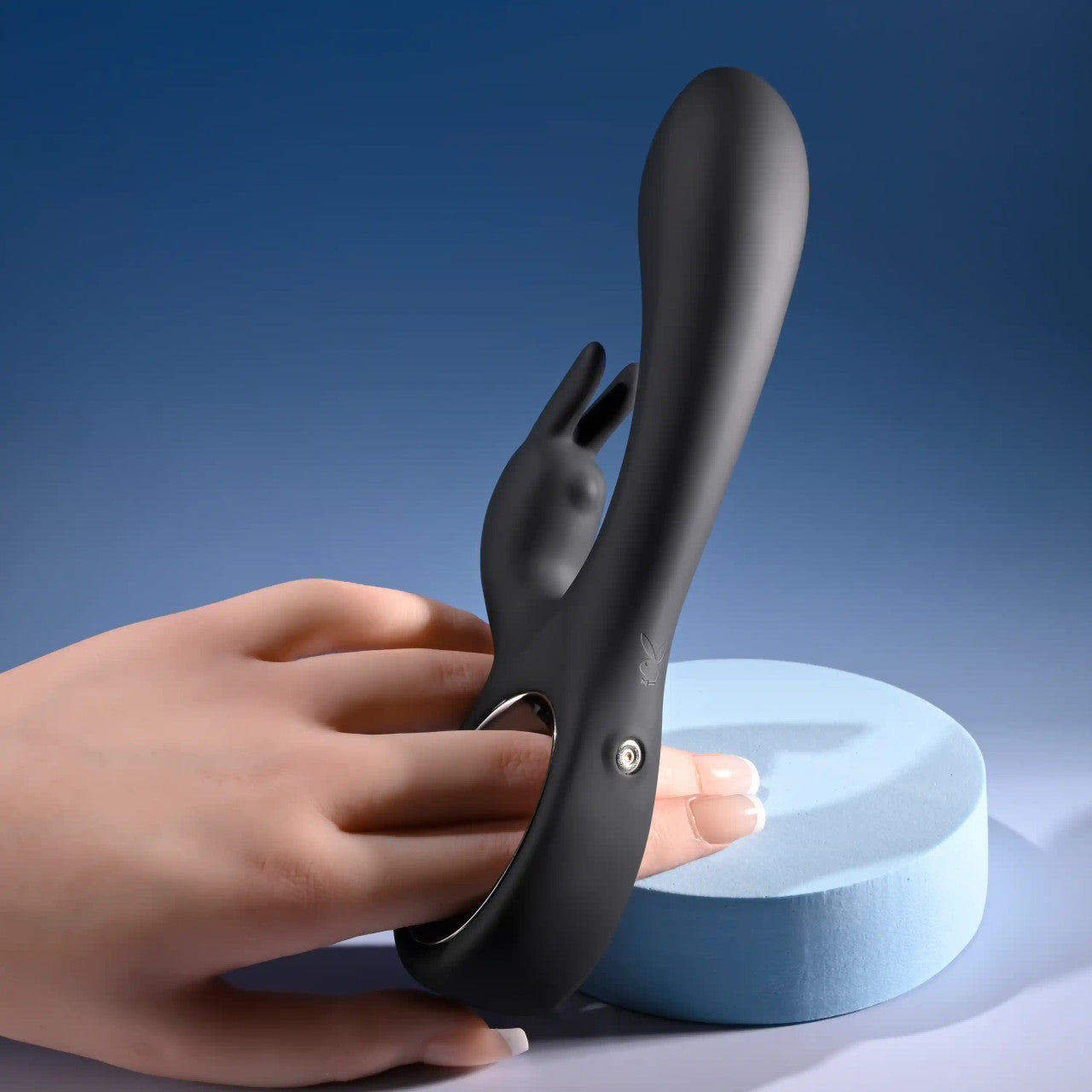 Playboy Pleasure LATE NIGHT BUNNY Rabbit Massager Black Rabbit Vibrators