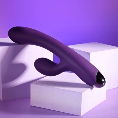 Playboy Pleasure NEW CRUSH Vibrating Rabbit Massager Purple - Rabbit Vibrators