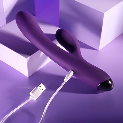 Playboy Pleasure NEW CRUSH Vibrating Rabbit Massager Purple - Rabbit Vibrators