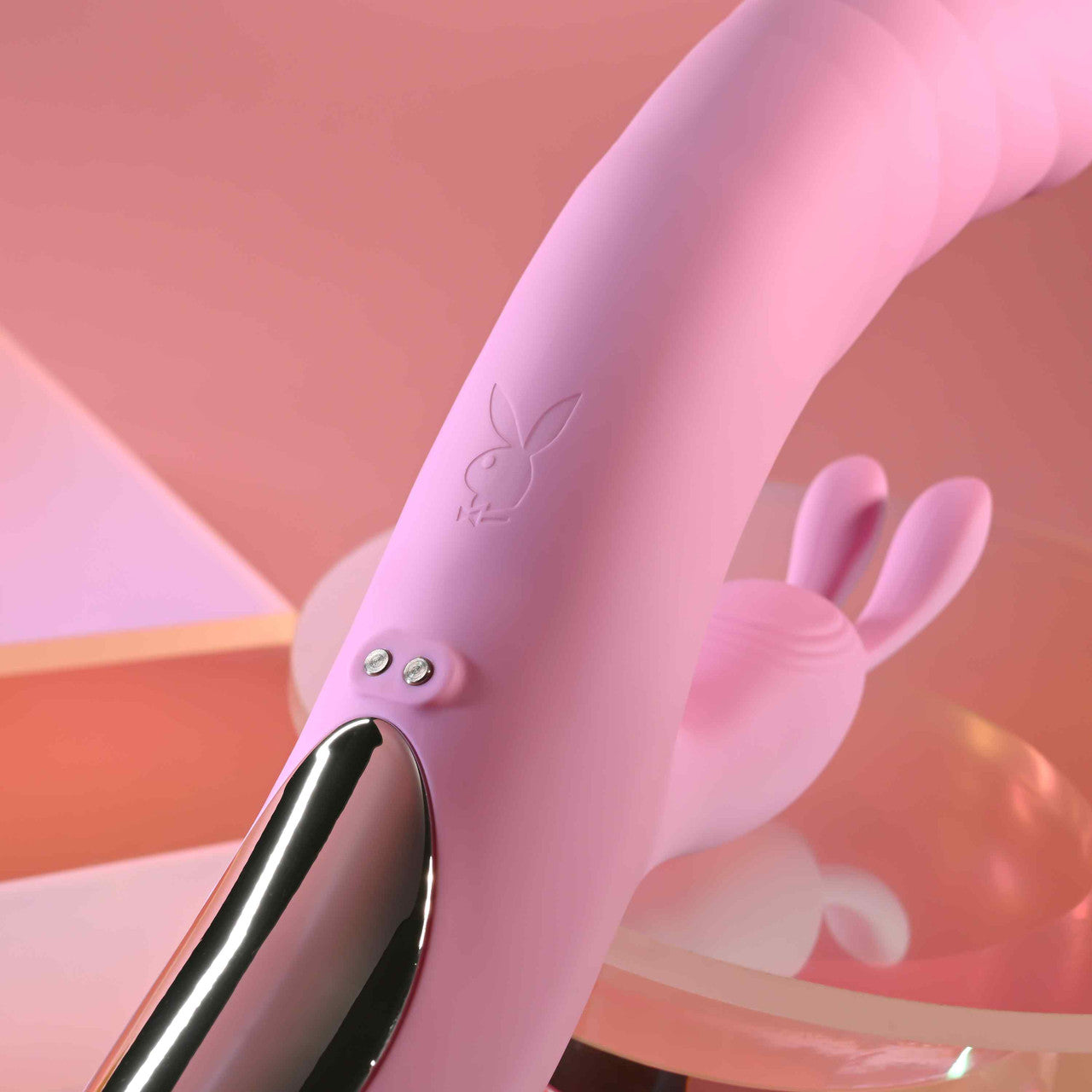 Playboy Pleasure RUB ME RIGHT Thrusting Rabbit Vibrator Rabbit Vibrators