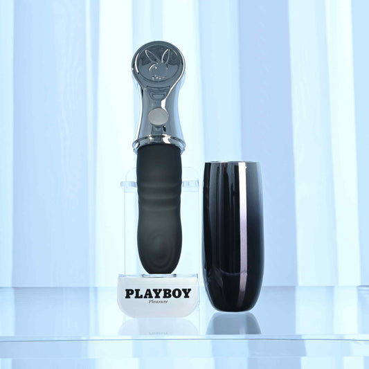 Playboy Pleasure BON VOYAGE Rechargeable Tapping Vibrator - Personal Massagers