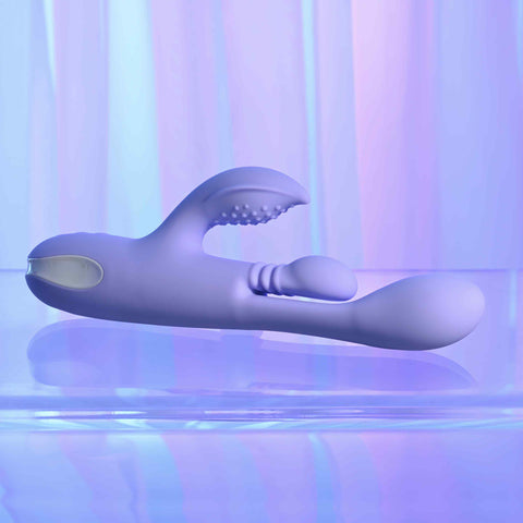 Playboy Pleasure NUBBIN RUBBIN Thrusting Rabbit Vibrator - Rabbit Vibrators