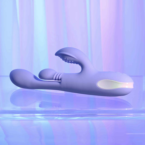 Playboy Pleasure NUBBIN RUBBIN Thrusting Rabbit Vibrator - Rabbit Vibrators