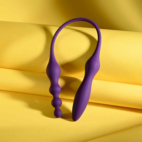 Playboy Pleasure THIS & THAT Flexible Dual Ended Vibrator - Anal Vibrators