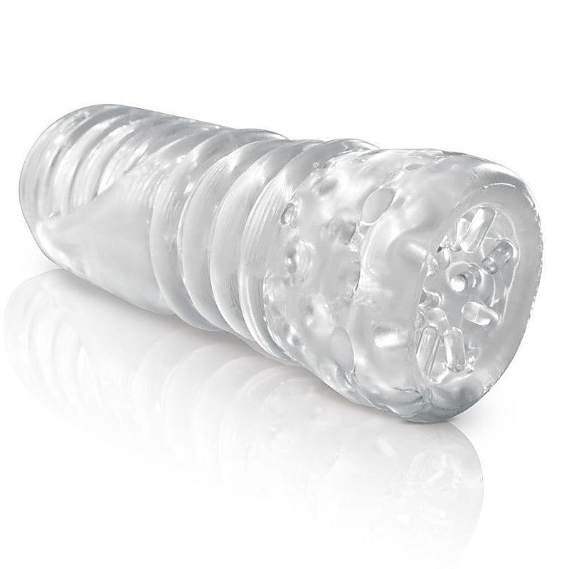 Pipedream Extreme Crystal Tickler Realistic Stroker - Glass Sex Toys