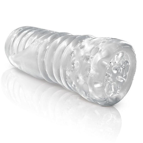 Pipedream Extreme Crystal Tickler Realistic Stroker - Glass Sex Toys