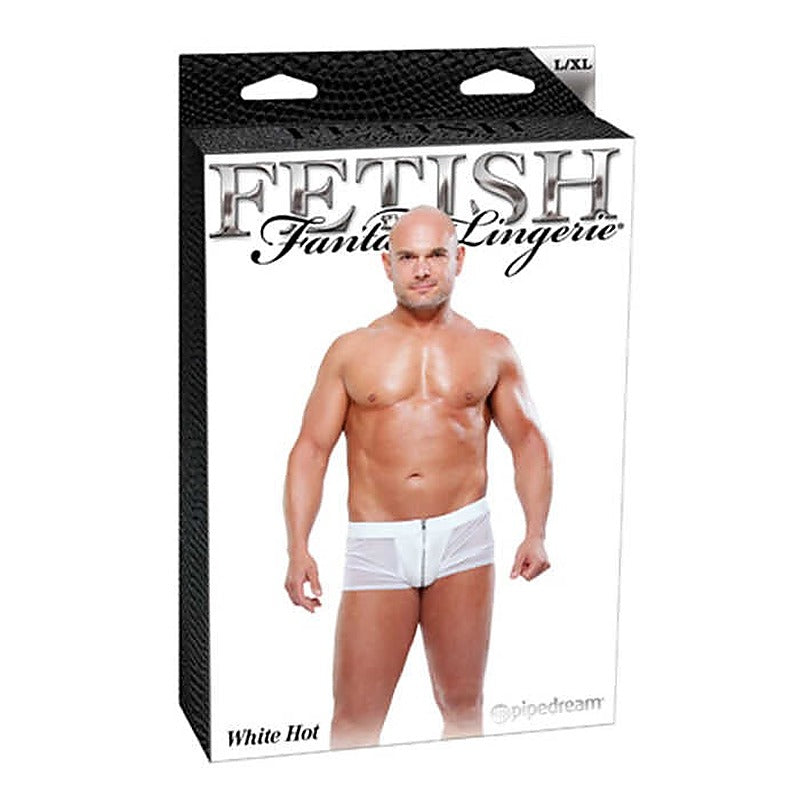 Stretch Fabric White Men's Briefs by Pipedream Products - Mens Briefs And Boxers