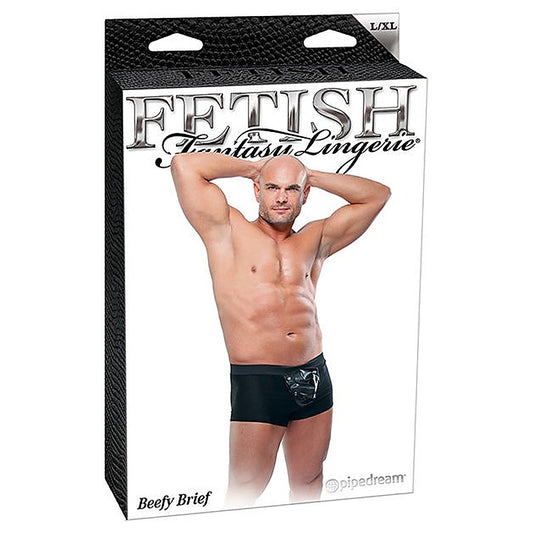 Fetish Fantasy Mens Beefy Briefs With Built In Cock Ring